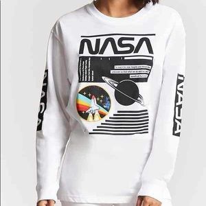White Nasa long sleeve